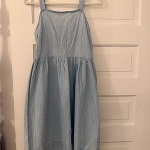 J. Crew Light Blue Chambray Midi Sundress